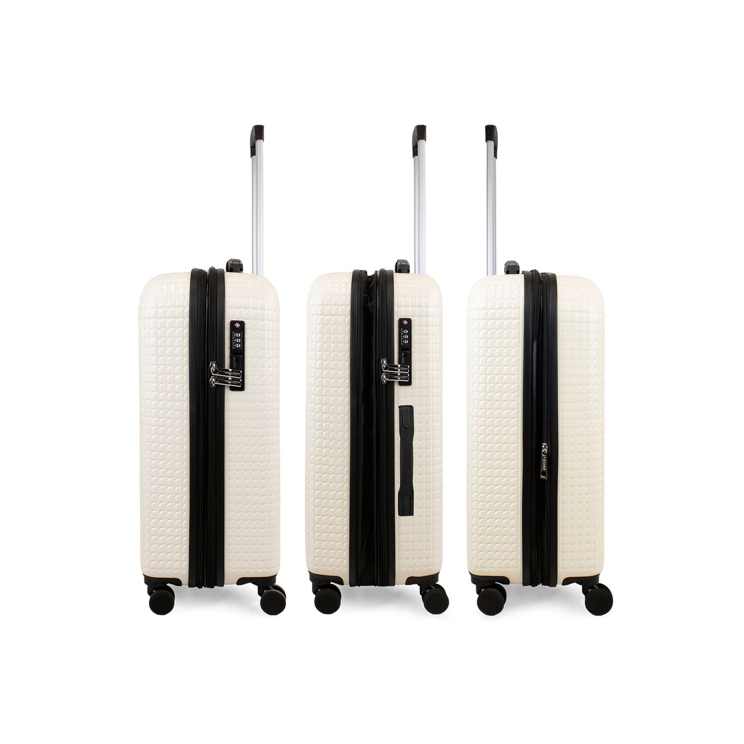Pack 2 Maletas Donna Karan Hot Town S 10k + M 20k Blanca Dkny image number 6.0