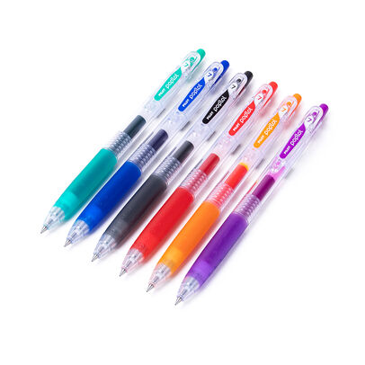 Set 6 L&aacute;pices Gel Poplol 0.7mm Clasicos Pilot