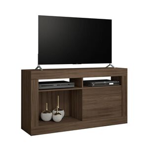 Rack Home Mobili Nogal Trend / Puerta Deslizante