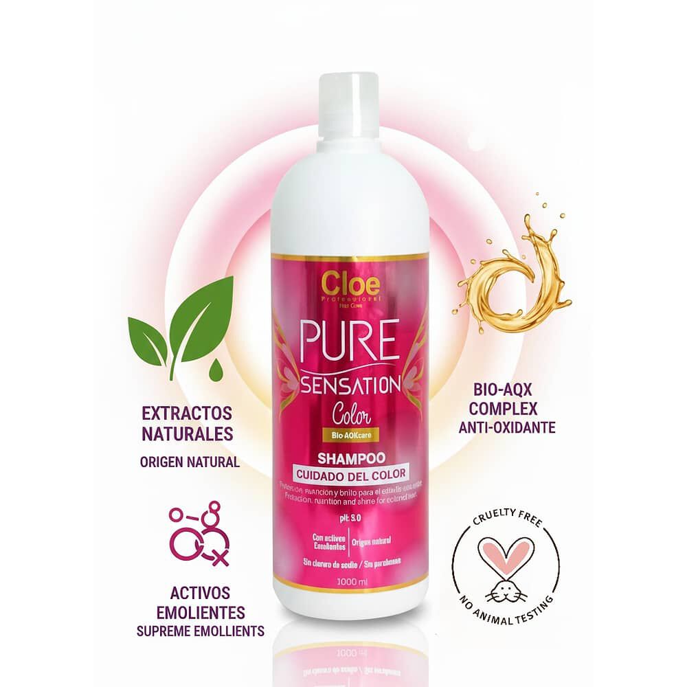 Shampoo Pure Sensation Color Cloe 1000ml image number 1.0