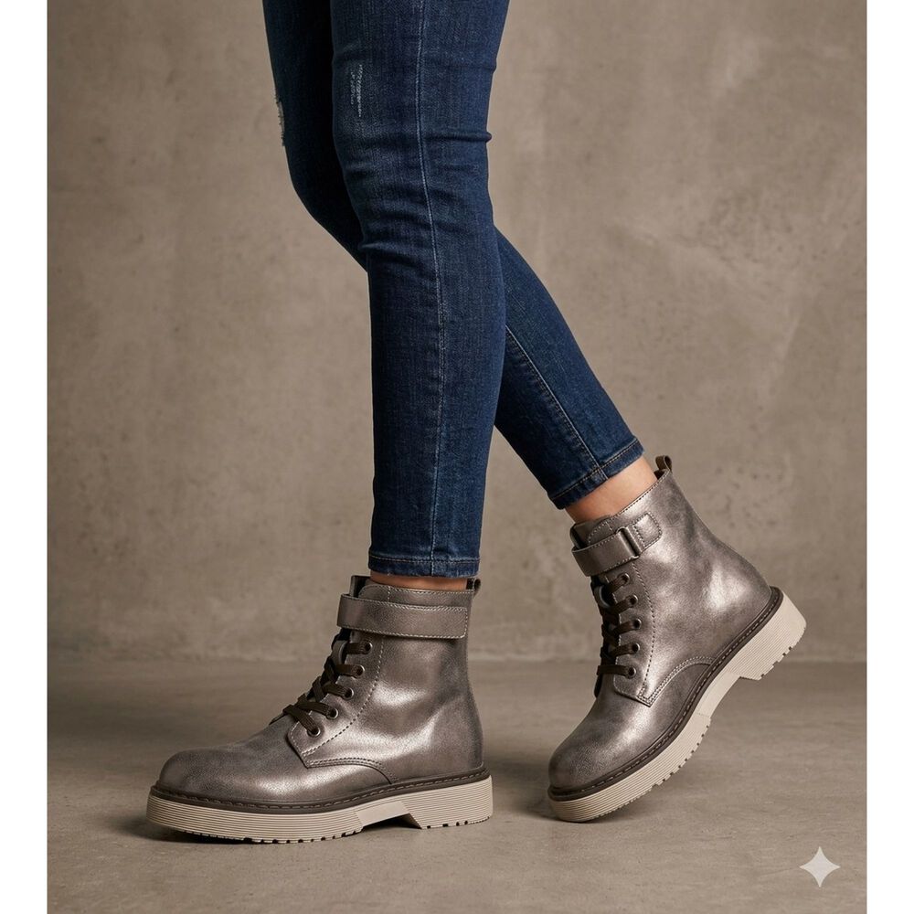 Botin Danica Plateado Bamboo image number 5.0
