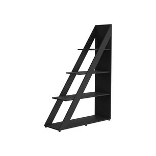 Biblioteca Diagonal 4 Niveles Negro