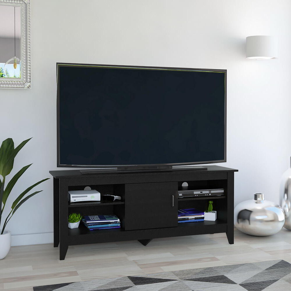 Rack Essential Tv65 Con Puerta - Wengue image number 1.0