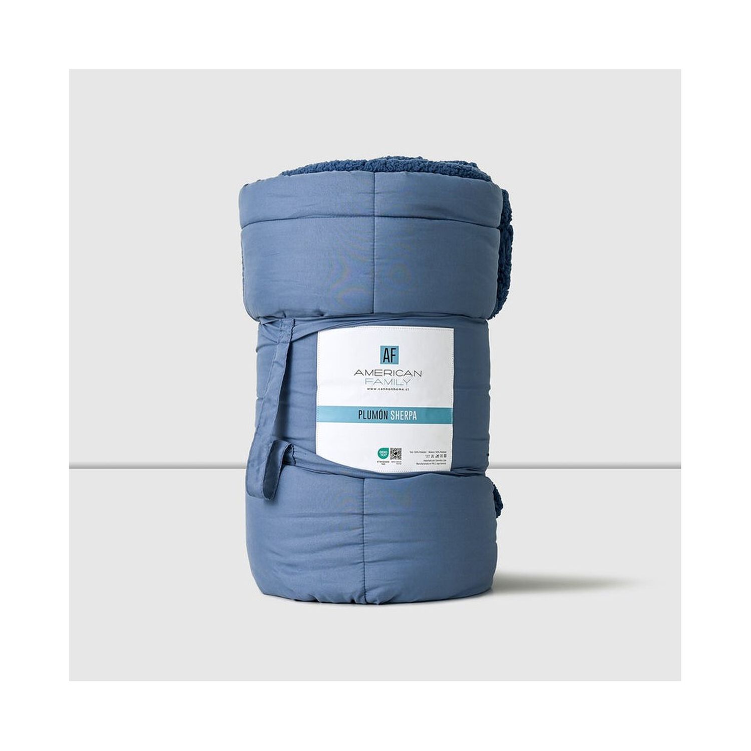 Af - Plum&oacute;n Rollo Sherpa Azul 2.0 image number 0.0