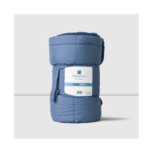 Af - Plum&oacute;n Rollo Sherpa Azul 2.0