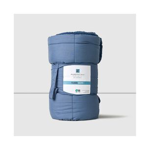 Af - Plum&oacute;n Rollo Sherpa Azul 2.0