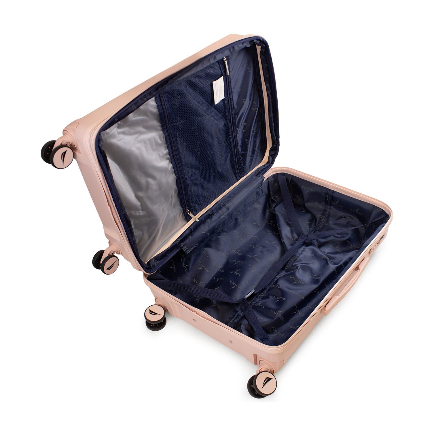 Pack 2 Maletas Nautica Niza Cabina 10kg Y Grande 23kg Rosa image number 1.0