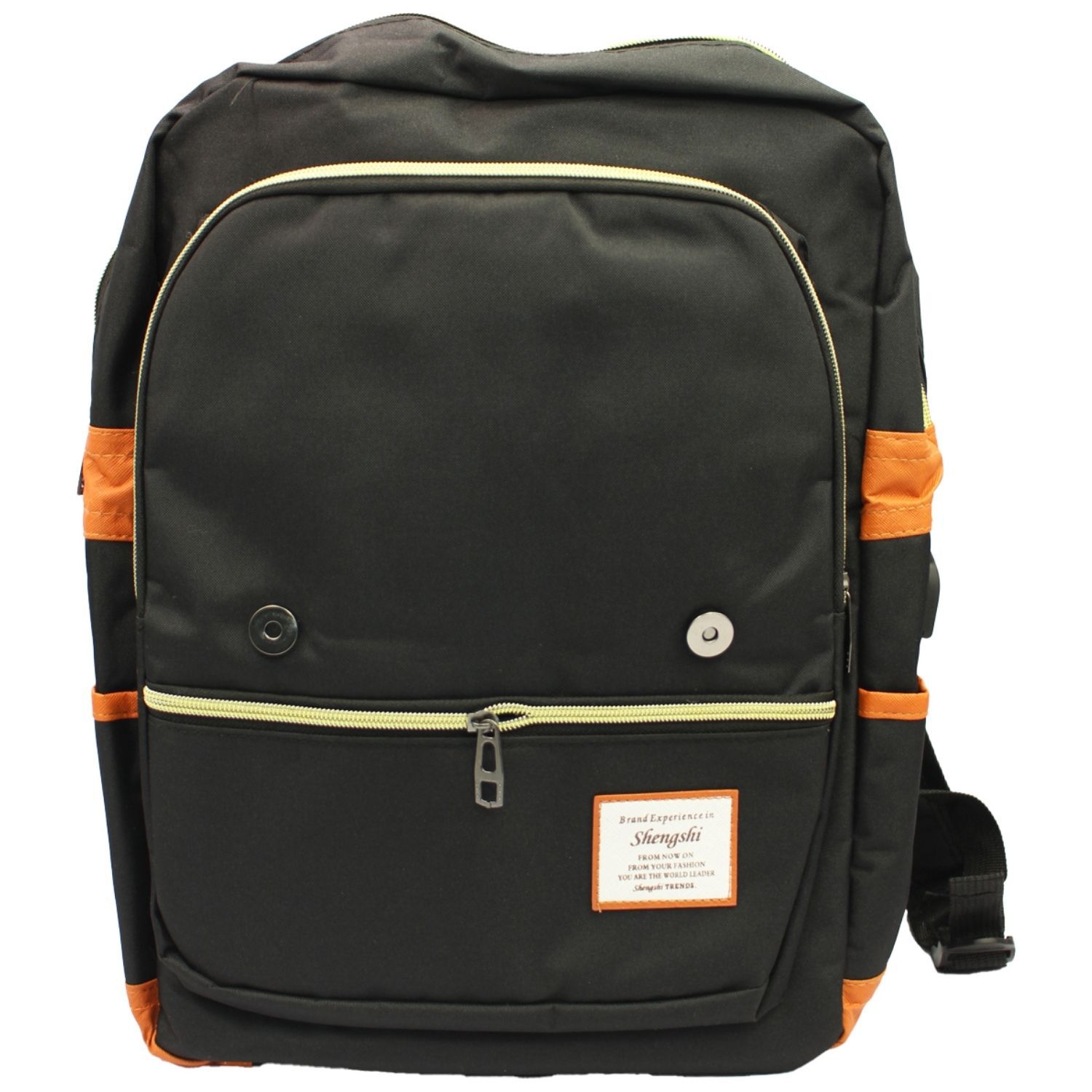 Mochila Negra Bolso Cruzado Viaje Outdoor Comoda - Ps image number 0.0