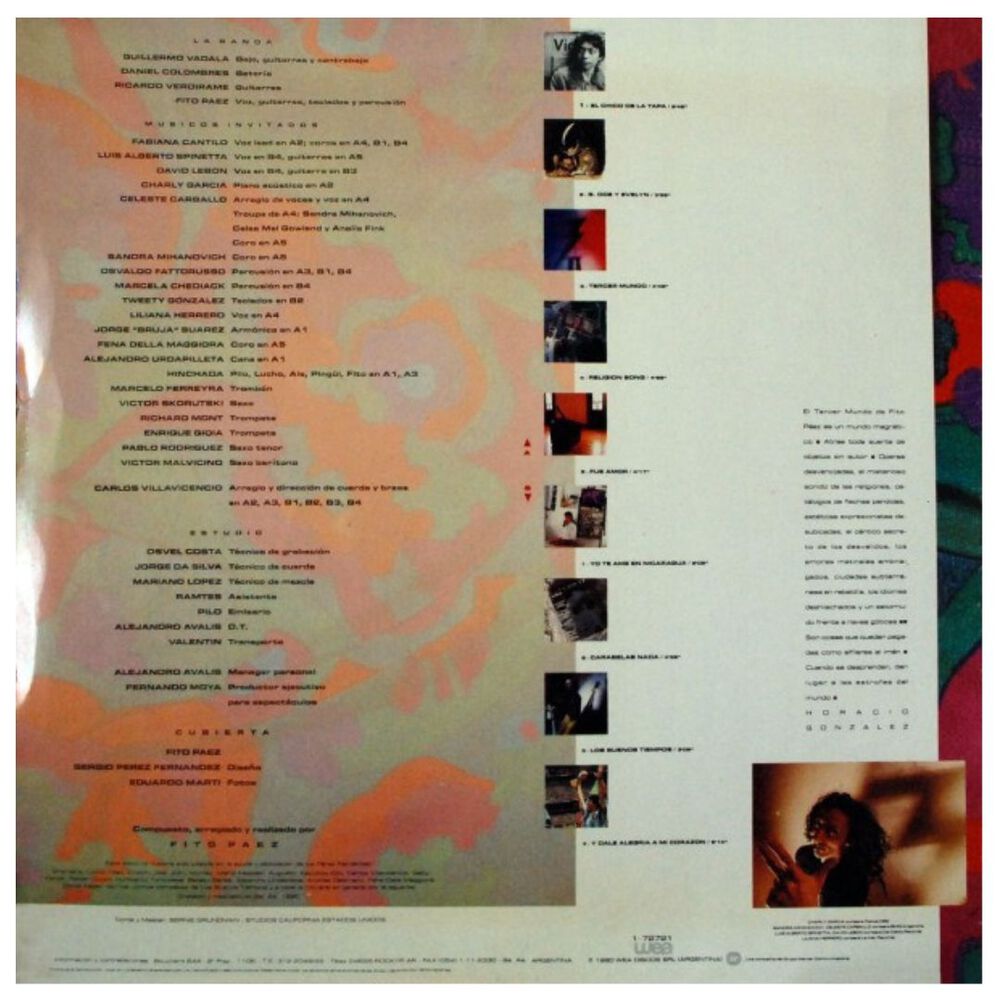 Fito Paez - Tercer Mundo | Vinilo image number 2.0