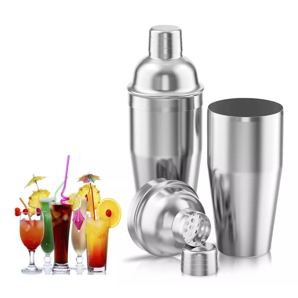 Coctelera De Bartender Mezclador De Bebidas De Acero 550ml image number 0.0