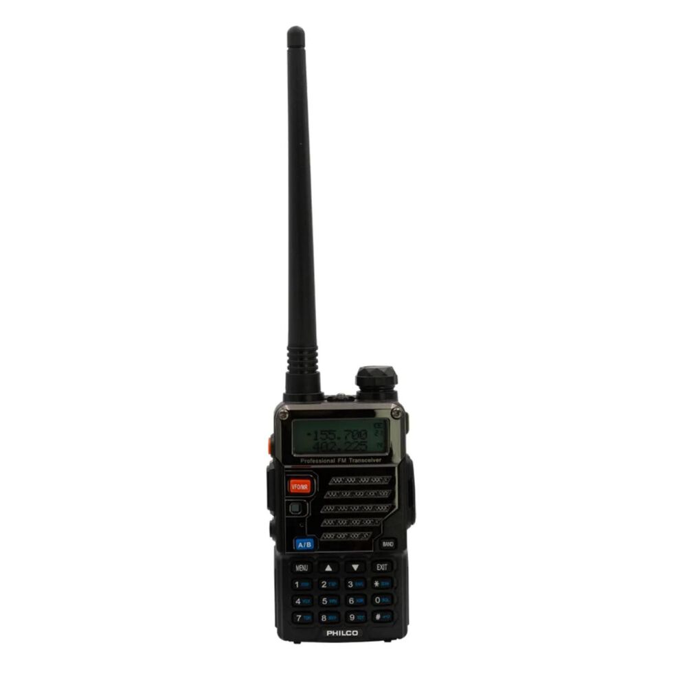 Kit 2 Radiotransmisores Walkie Talkie Led Negro image number 1.0