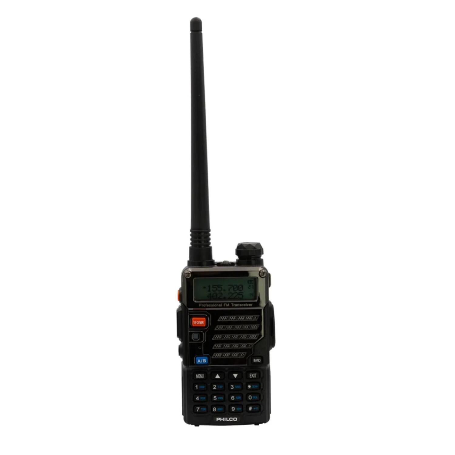 Kit 2 Radiotransmisores Walkie Talkie Led Negro image number 1.0
