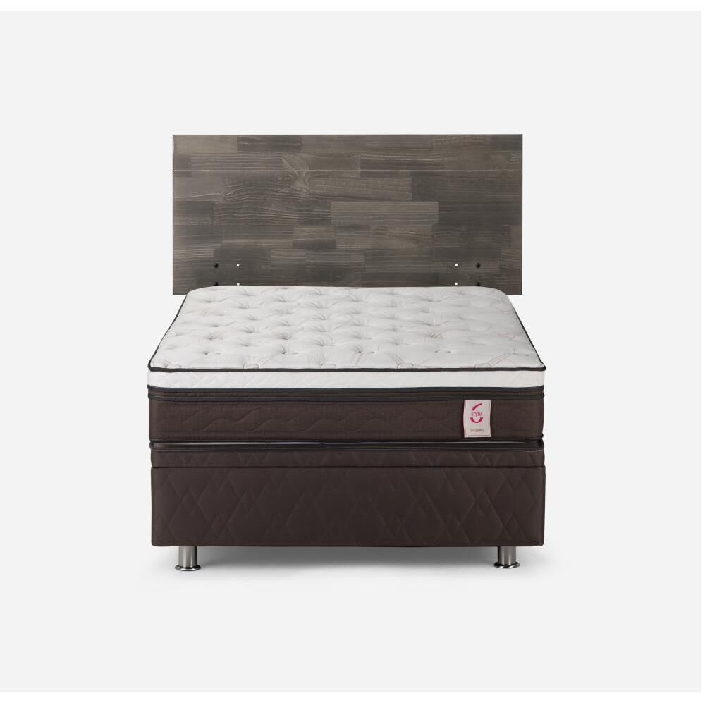 Cama Ba&uacute;l Rosen New Style 6 / 1.5 Plazas / Base Normal + Respaldo image number 0.0