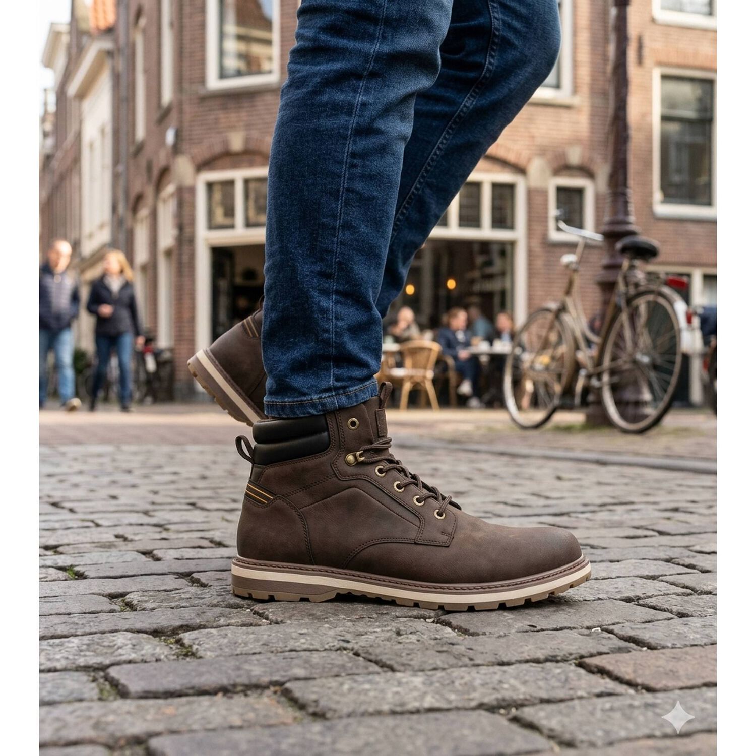 Botin Con Polar Polo Caf&eacute; London Adixt image number 4.0
