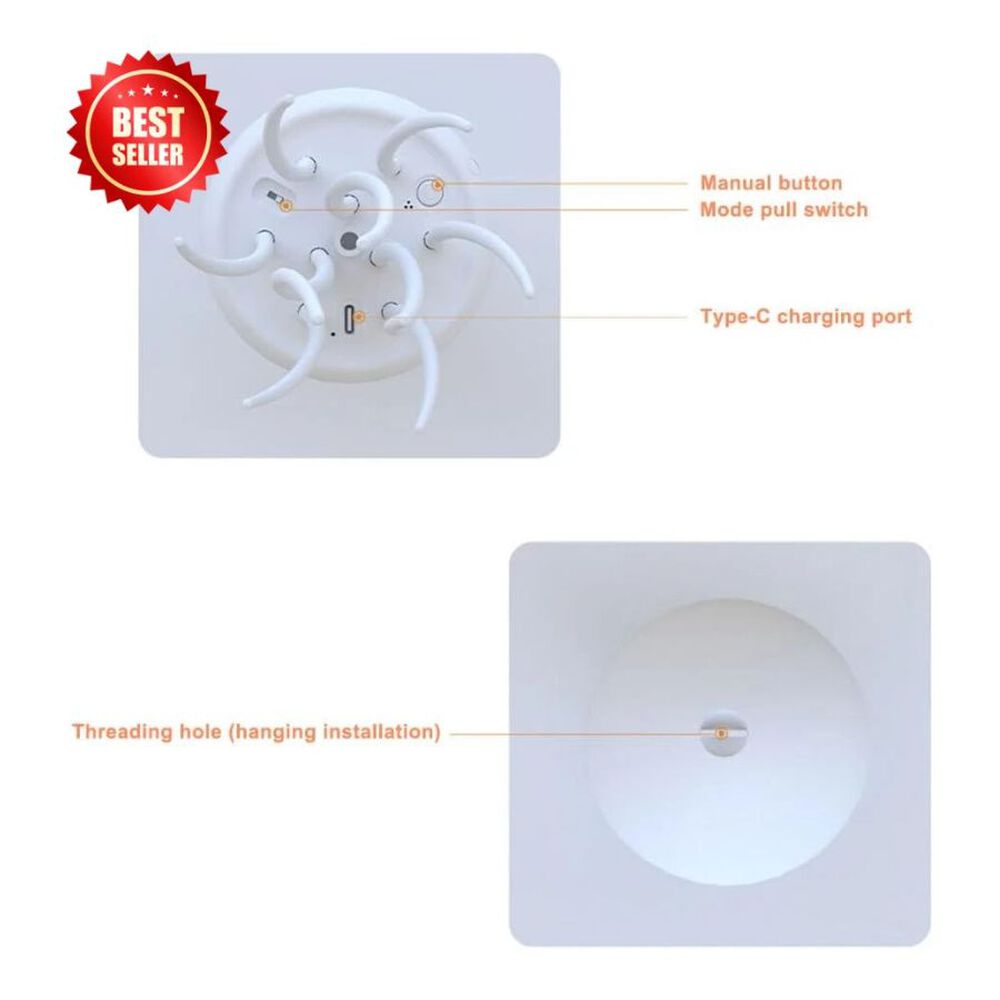 Luz Nocturna De Medusa Decorativa Con Alimentaci&oacute;n Usb image number 2.0