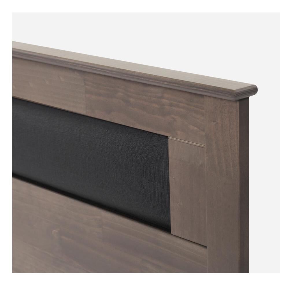 Cama Europea Rosen New Style 4 Plus / 2 Plazas / Base Dividida  + Set Maderas Ferrara Gris image number 2.0