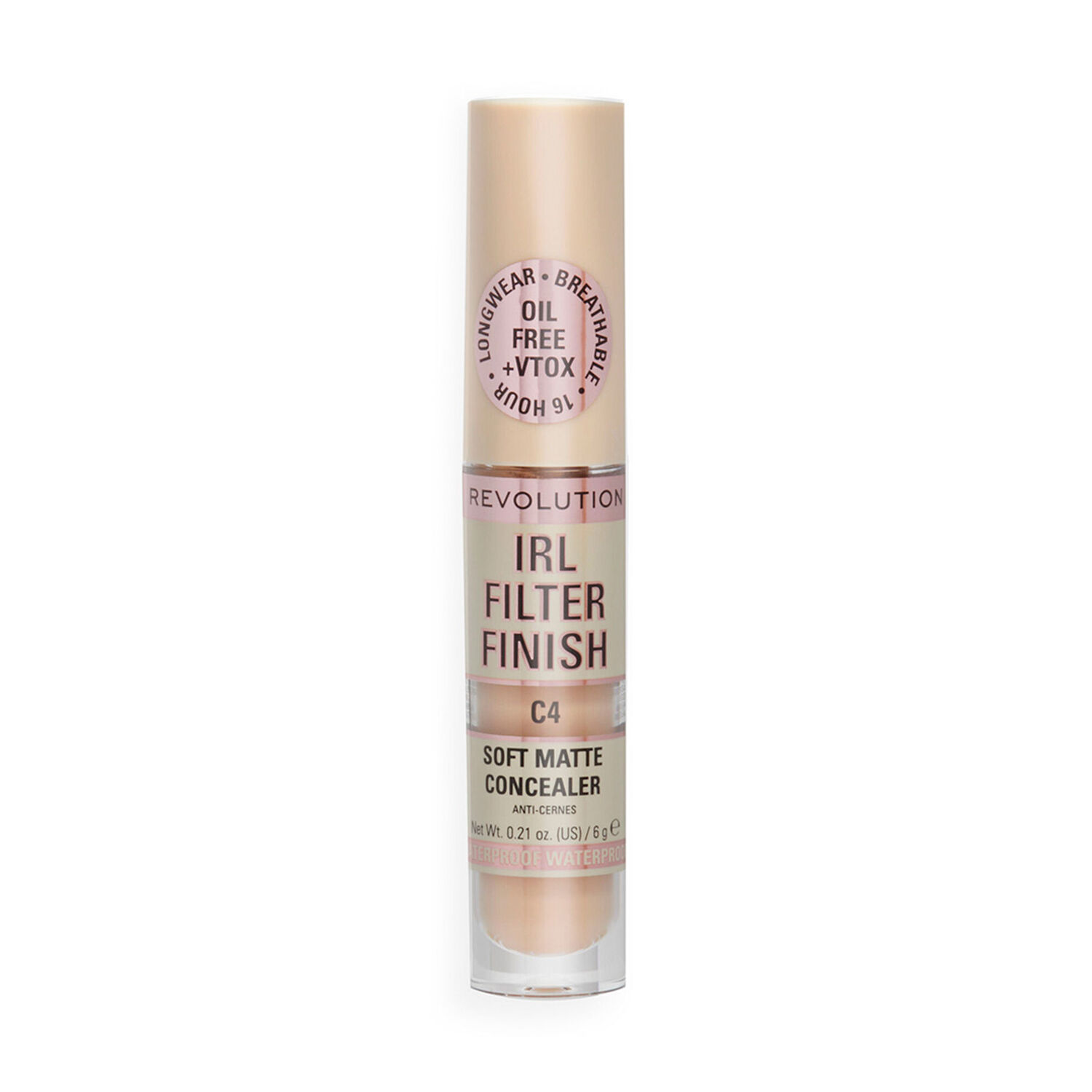 Corrector L&iacute;quido Irl Filter Finish Matte Revolution Waterproof 6g - C4 image number 1.0