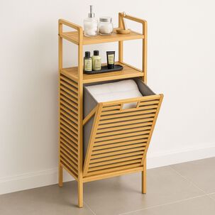 Cesta Estante De Ropa Lavanderia Con Cajon Abatible Hogar