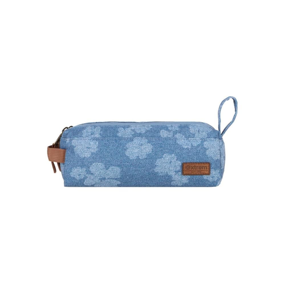 Estuche Xtrem Webster 2.0 6xt Denim Flores Azul image number 0.0