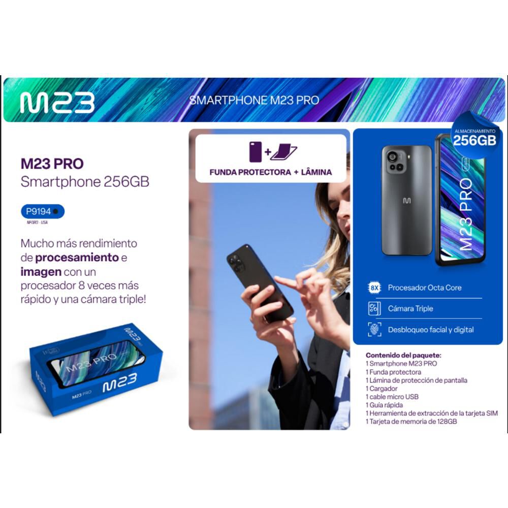 Telefono Celular Multi M23 Pro P9194 image number 3.0