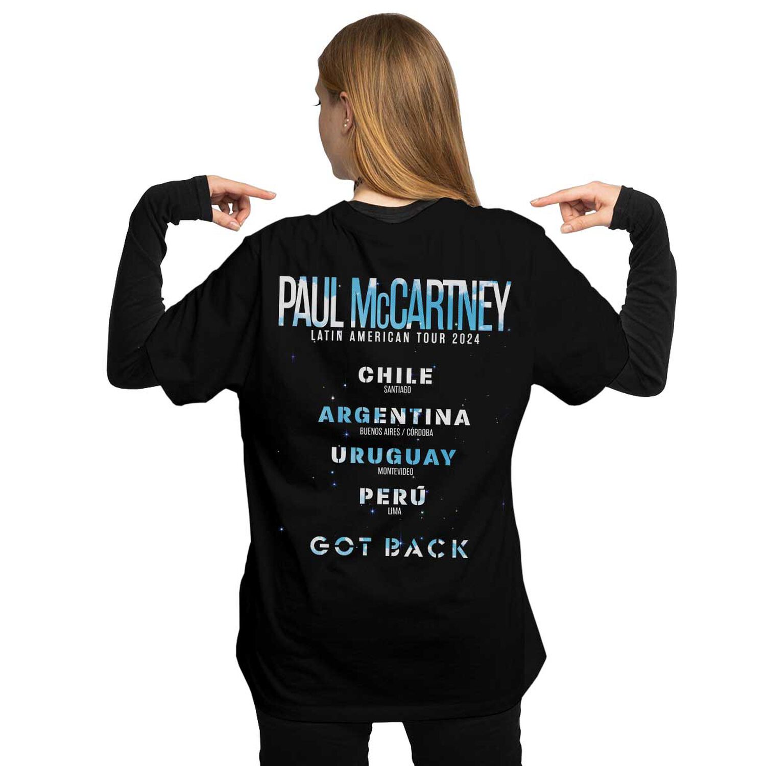 Polera Paul Mccartney Got Back Tour 2024 image number 4.0