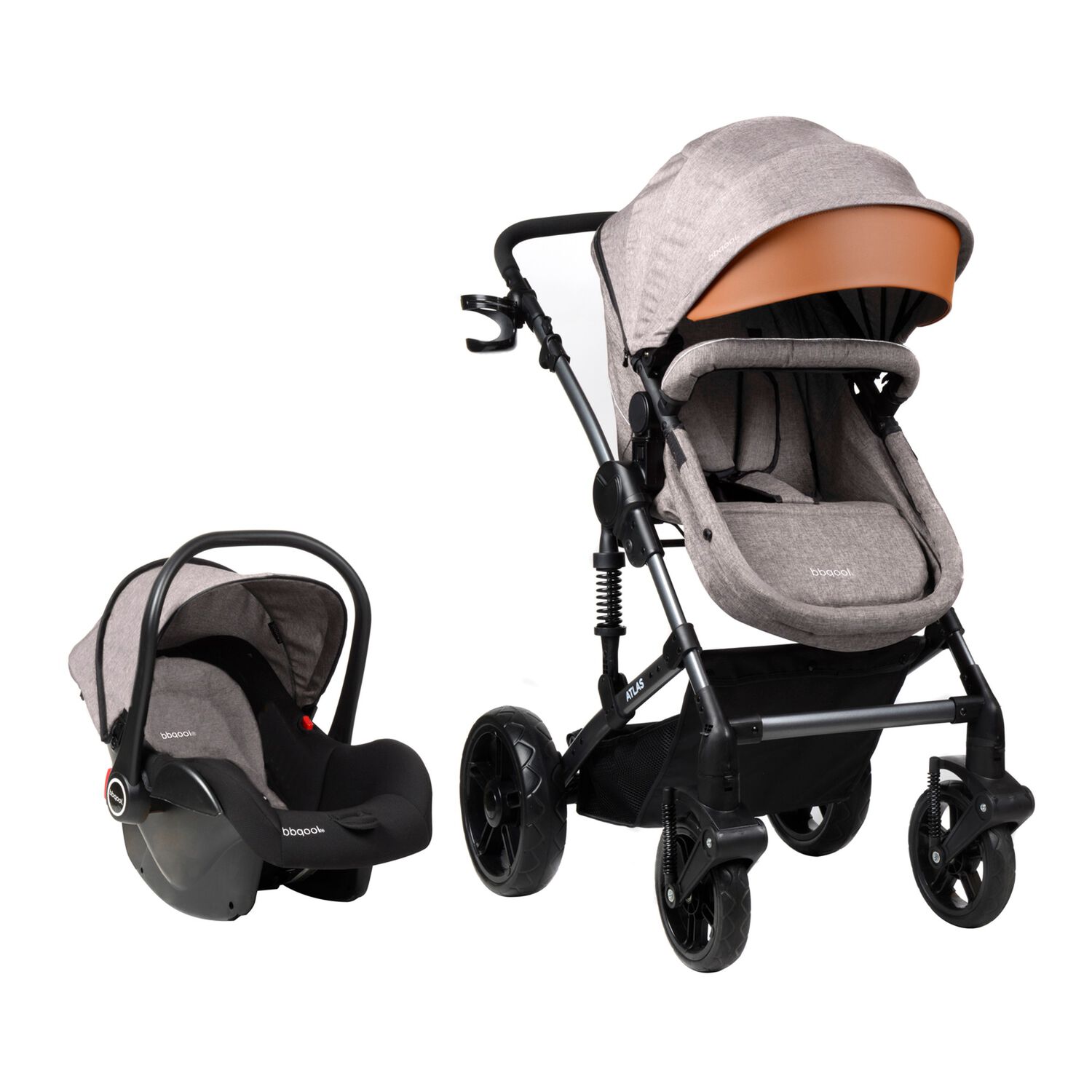 Coche Travel System Atlas Beige image number 2.0