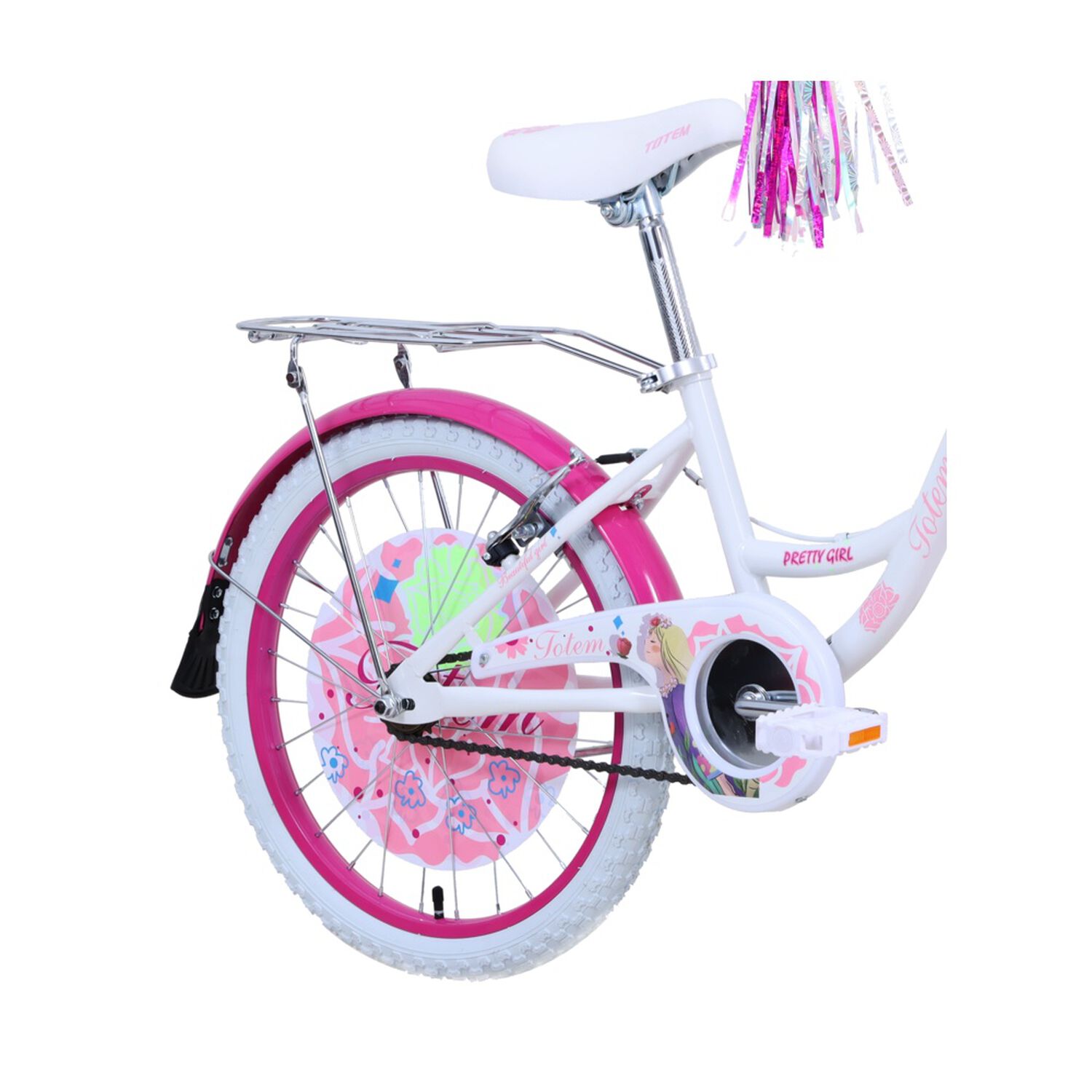 Bicicleta Totem Infantil Aro 20 Pretty Girl Blanco image number 2.0