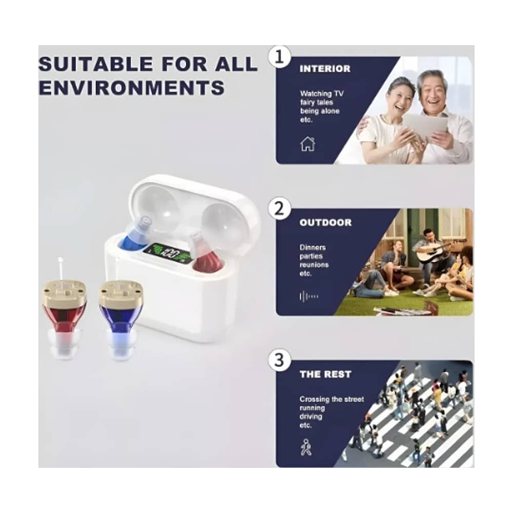 Kit Audifonos Personas Digital Estuche Para Mayores Sordera image number 5.0