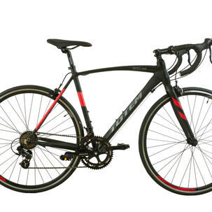 Bicicleta De Ruta Totem Sinclair 700*54 Negro Rojo