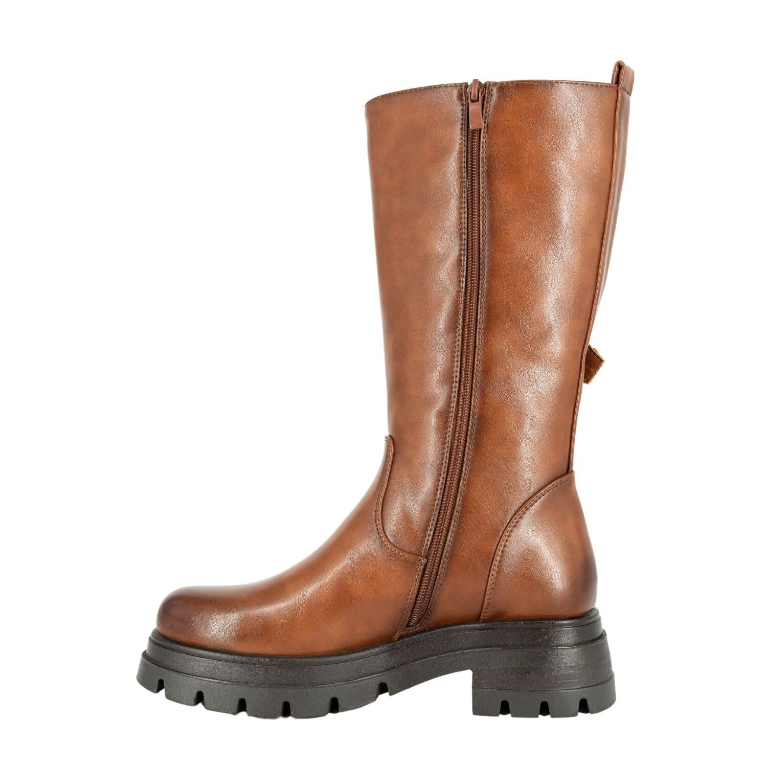 Bota Biker Zara Caramelo Alquimia image number 3.0