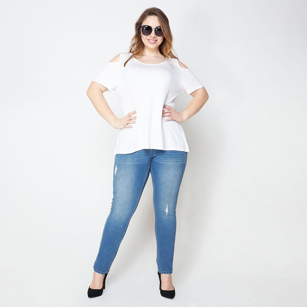 Jeans Mujer Tiro Medio Skinny Sexy Large image number 1.0