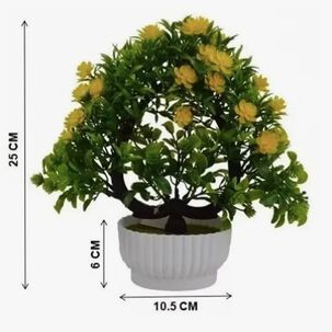 Planta Bons&aacute;i Camelia De Espuma Artificial Macetero 25cm