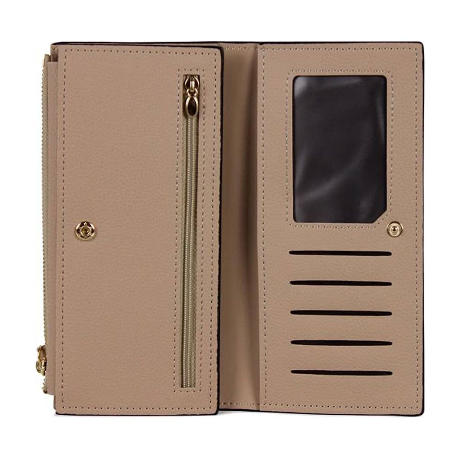 Billetera Mujer Delia Taupe Carven image number 1.0