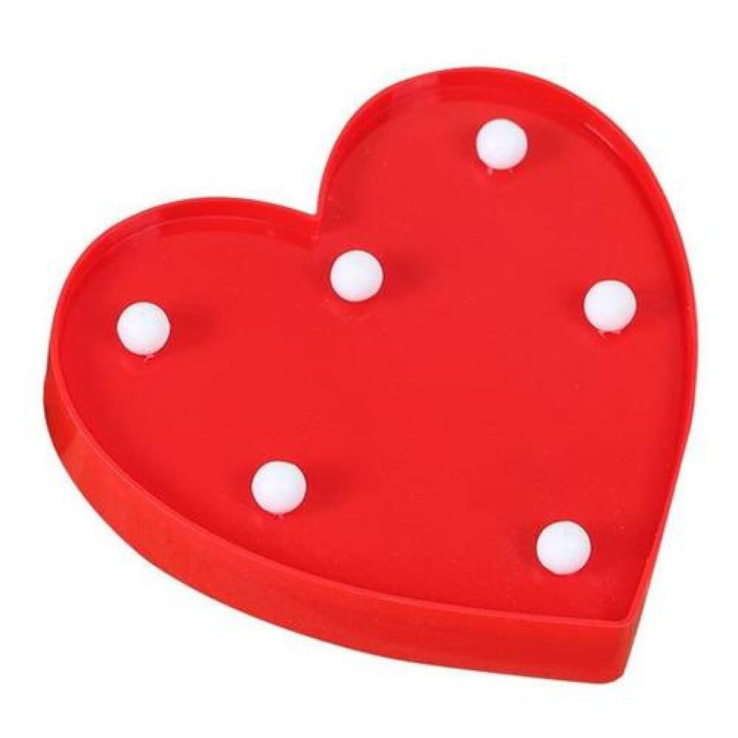 Lampara Led Corazones A Pilas Candy Bar Fiesta Ni&ntilde;os image number 0.0