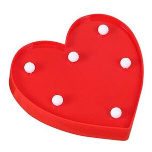 Lampara Led Corazones A Pilas Candy Bar Fiesta Niños