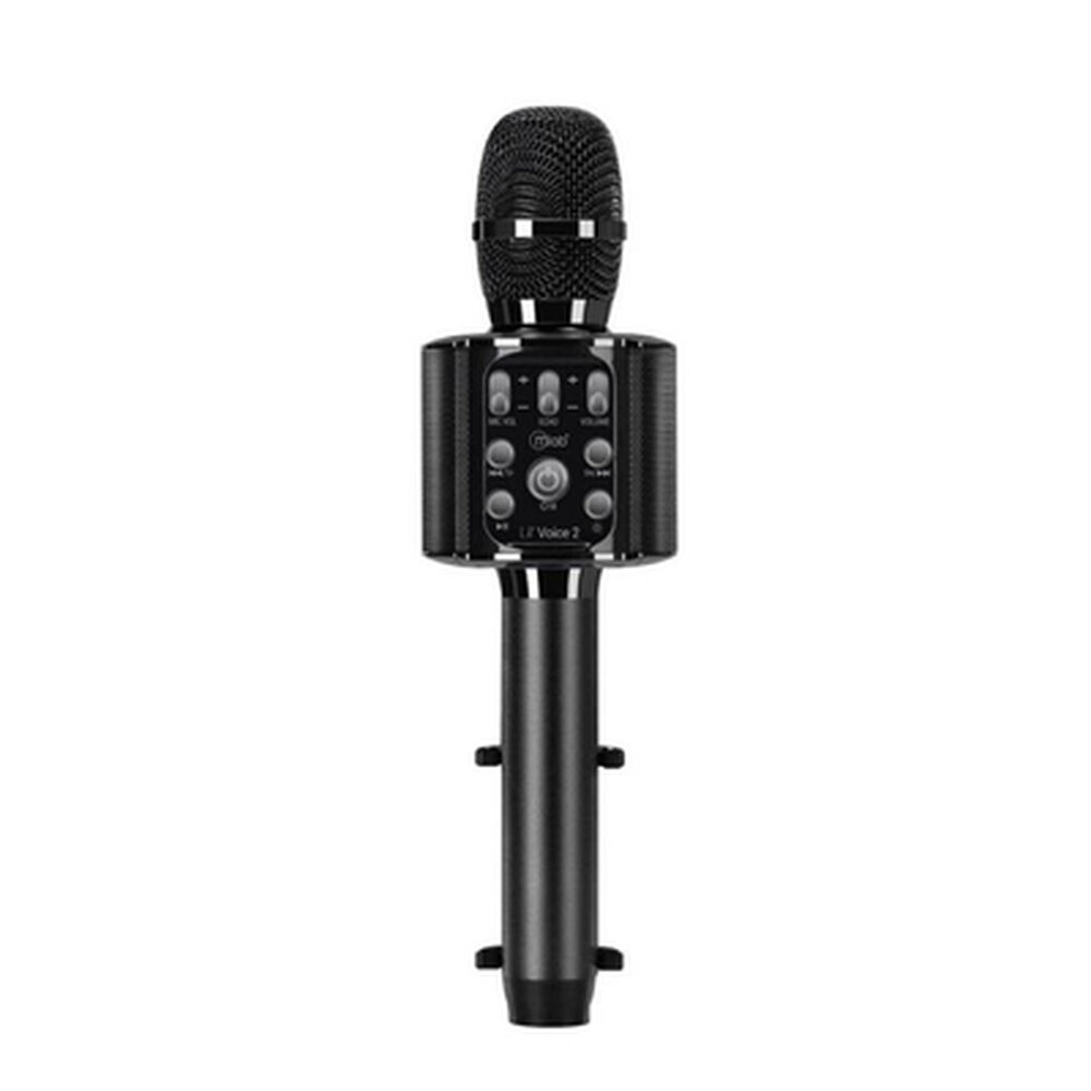 Micrófono Karaoke Lil Voice 2 Led Soporte Metal 8910 image number 0.0