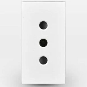M&oacute;dulo Toma De Corriente 2p+t 10a 250v, Blanco Lexo