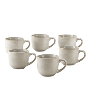 Mug Cer&aacute;mica Kent Set De 6 350 Ml