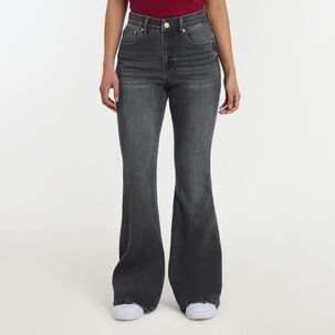 Jeans Tiro Medio Flare Mujer Freedom