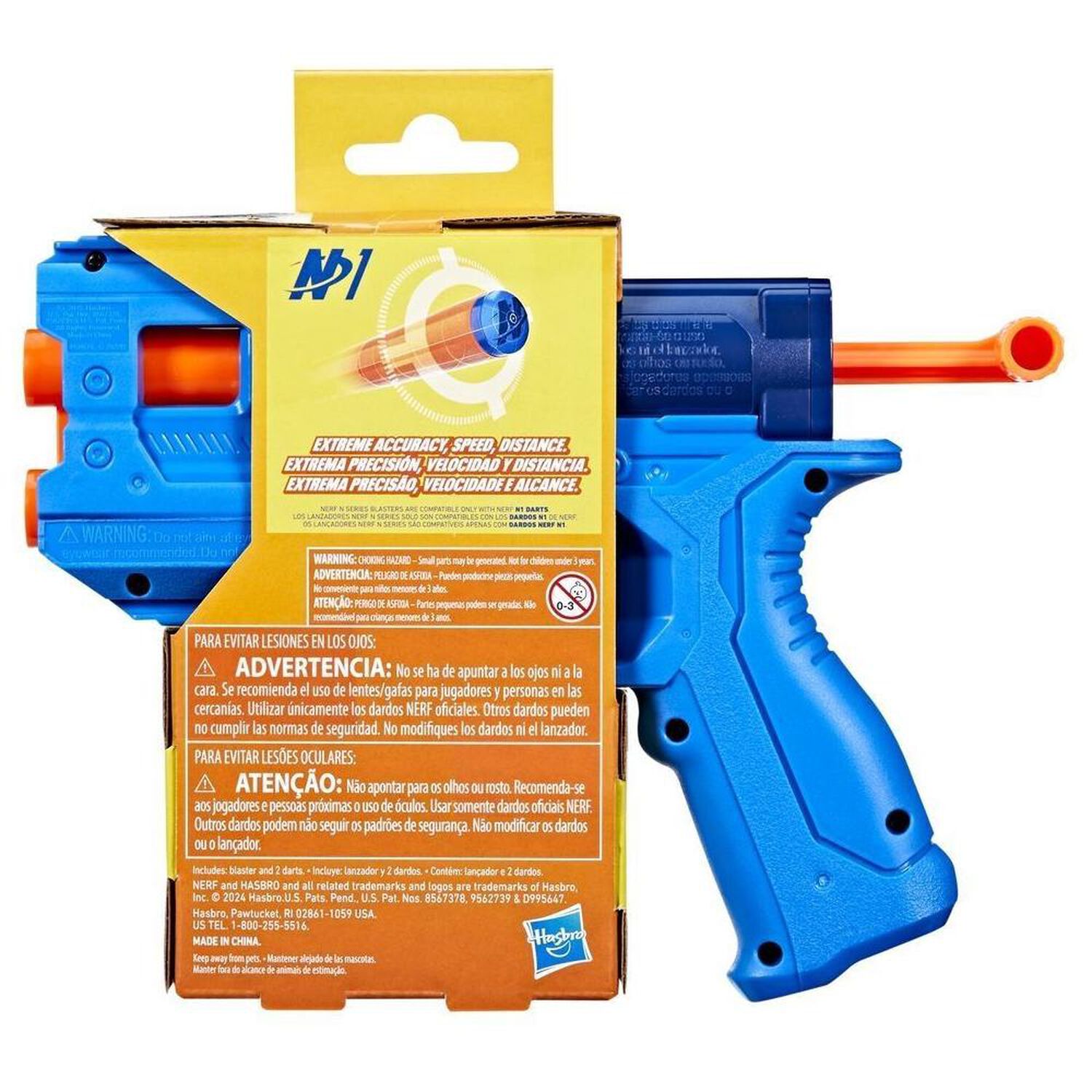 Lanzador Nerf N Series Purestrike 2 Dardos image number 2.0