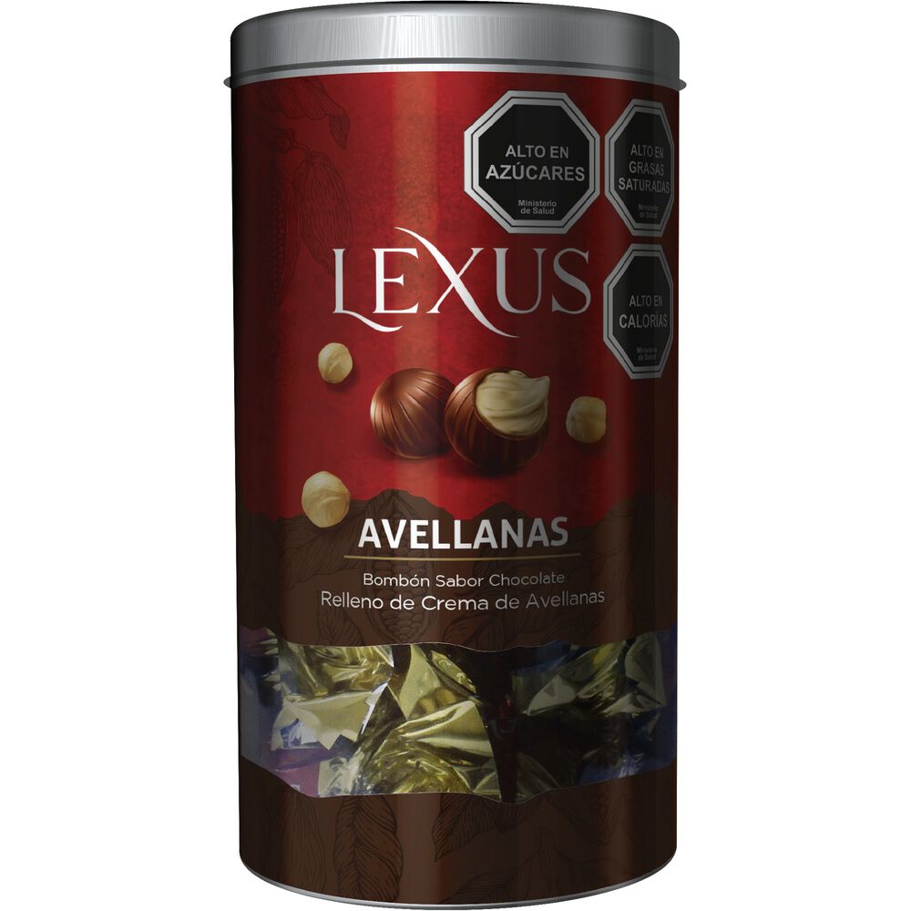 Pote De Chocolates Bombones Lexus Rellenos Con Avellana 180g image number 0.0
