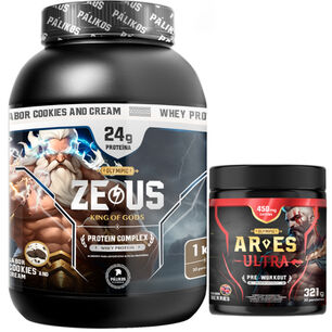 Pack Proteina Zeus1 Kg Complex Cookies Pre Entreno.