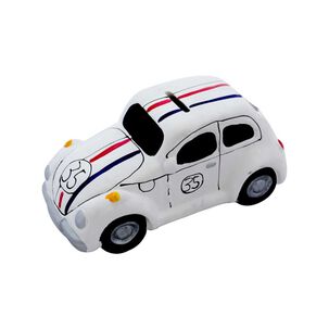 Alcancia Decorativa De Cer&aacute;mica Dise&ntilde;o Auto Escarabajo