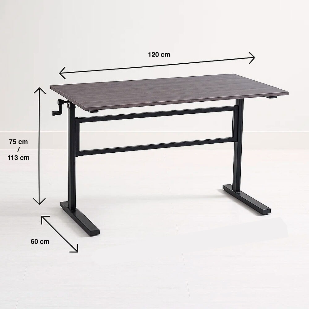 Escritorio De Trabajo Con Altura Regulable Standing Desk - Gris image number 3.0
