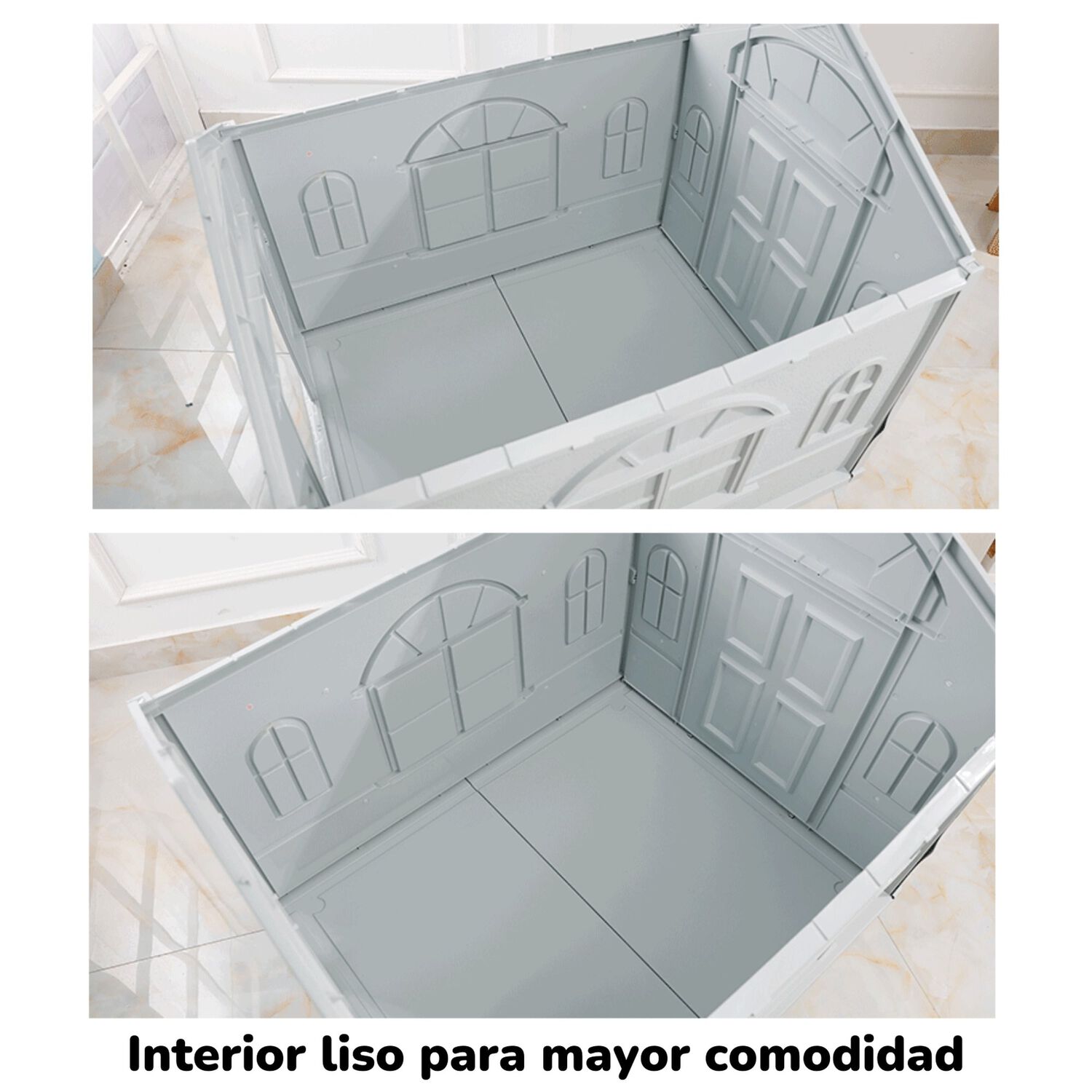 Casa De Perro Mascota Exterior Grande 98cm Roja By Lubabycas image number 2.0