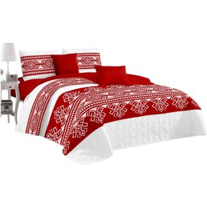 Cubrecama De Verano King 250cmx270cm Quilt + 2 Fundas De Almohada 50cmx70cm Cobertor Delgado