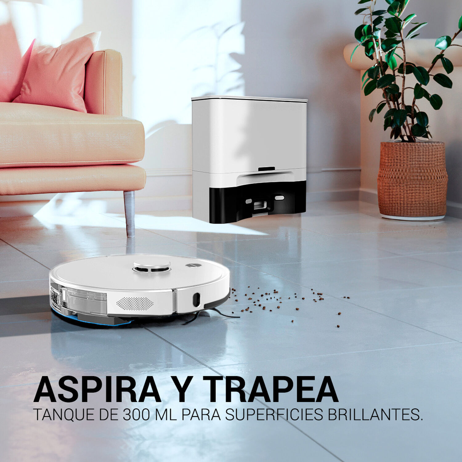 Aspiradora Y Trapeadora Robot Osoji D1000 Pro image number 2.0