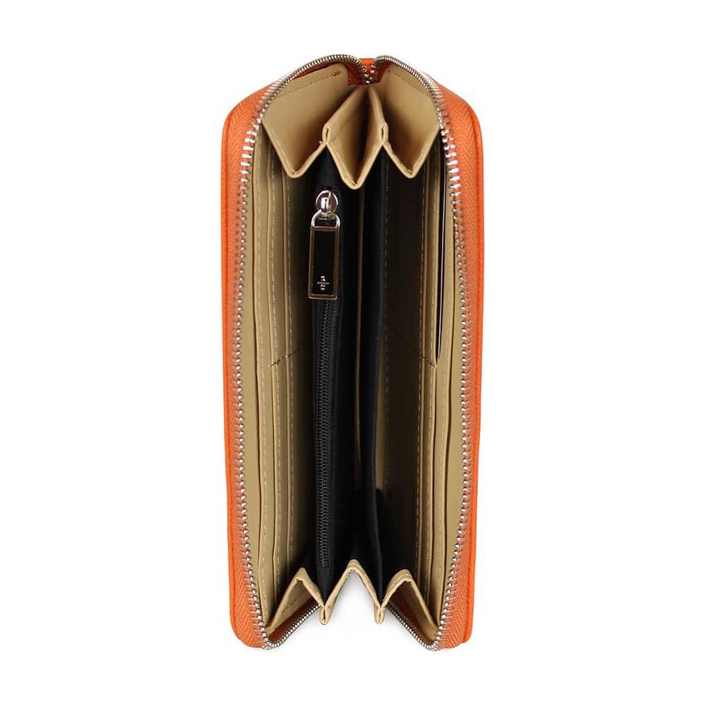 Billetera Mujer Bessie Naranja Kenneth Cole image number 3.0