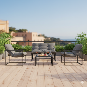 Living Terraza Casaideal Creta / 4 Cuerpos Living Terraza Casaideal Creta / 4 Cuerpos