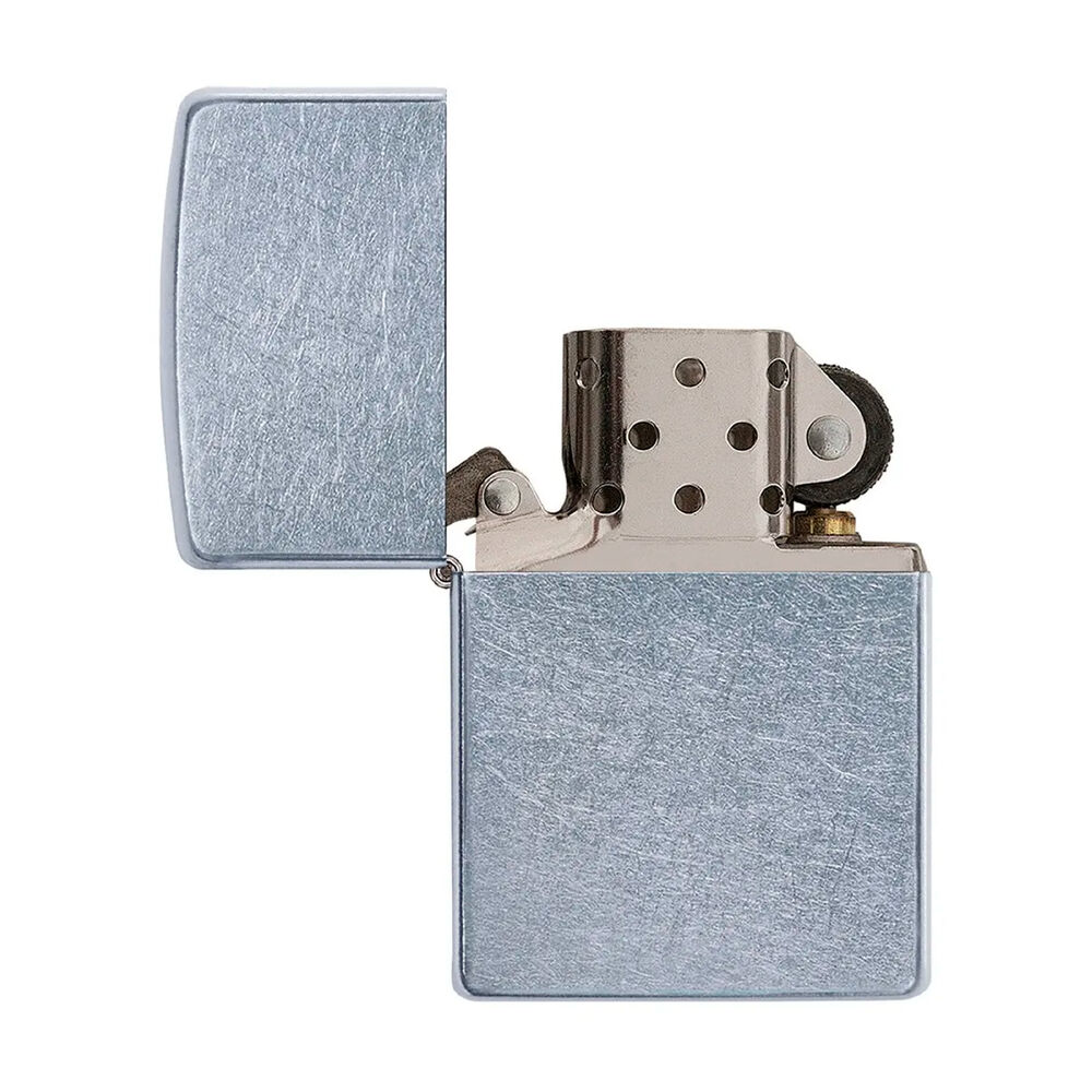 Encendedor Zippo Lighter Street Chrome Plateado Zp207 image number 2.0